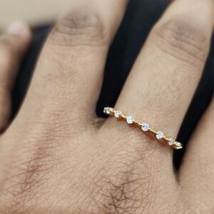 Stamped Gold Women's Ring Sz 8